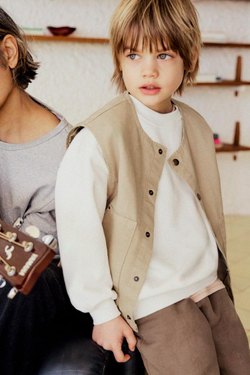 ZARA ТОЛСТОВКА С ВЫШИВКОЙ, БЕЛЫЙ