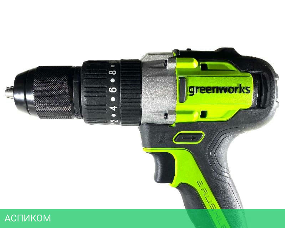 Дрель-шуруповерт Greenworks 3704107 без АКБ и ЗУ