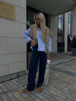 Джинсы с отворотами