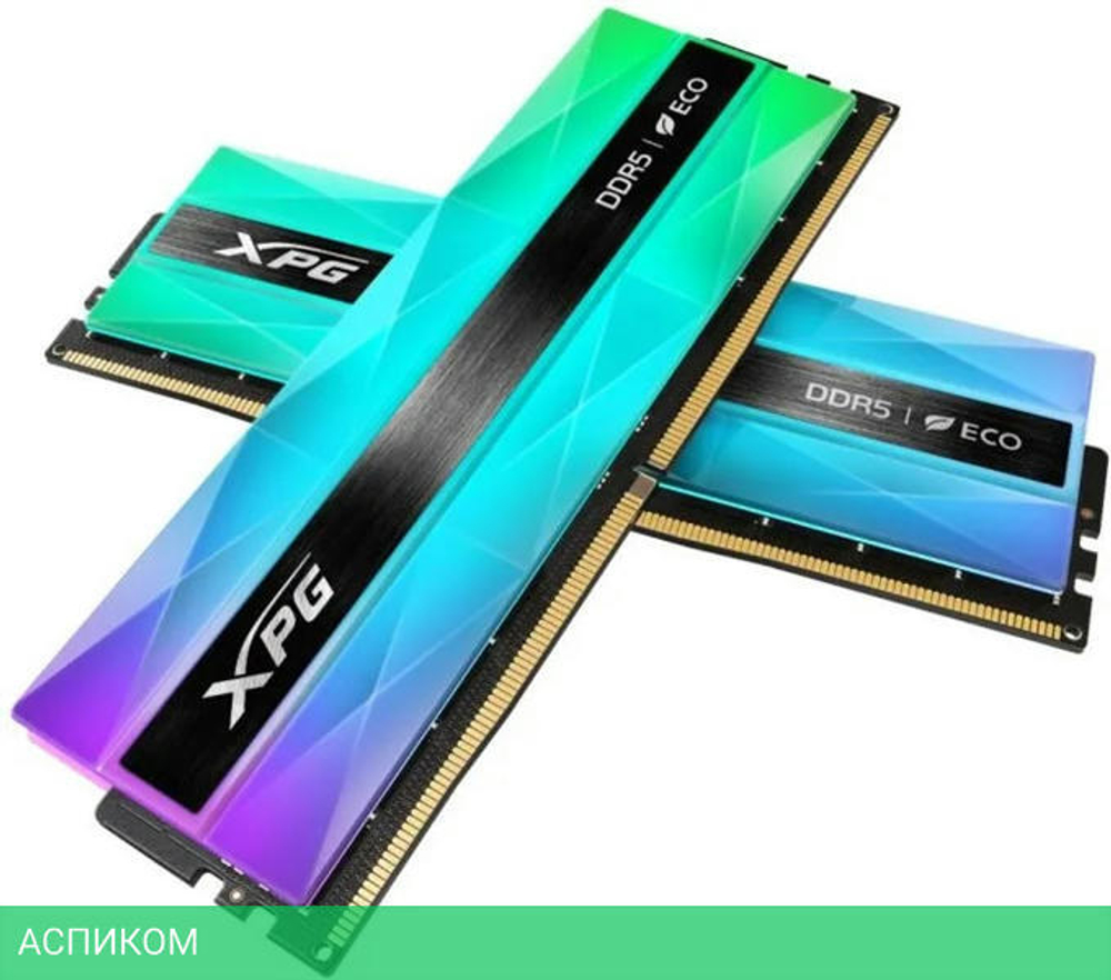 Оперативная память A-Data XPG Lancer Neon RGB 32GB DDR5 (AX5U6800C3416G-DCLANRSG)