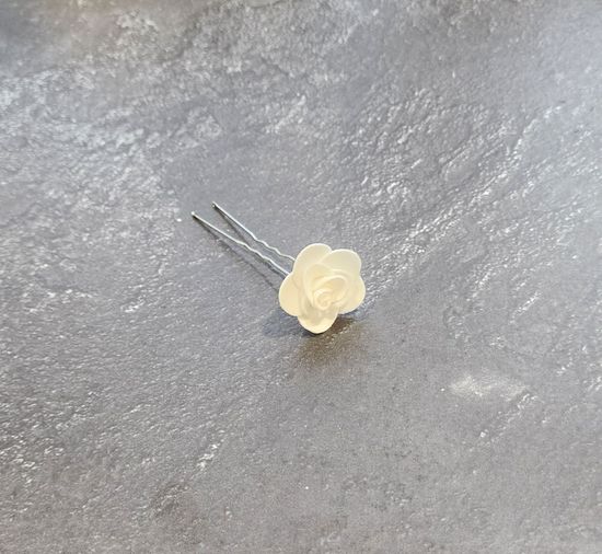 Набор шпилек "Розочки мини" латекс, 5 шт, белые