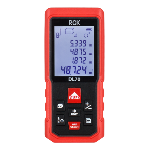 Лазерный дальномер-рулетка DL70 RGK 4610011873911