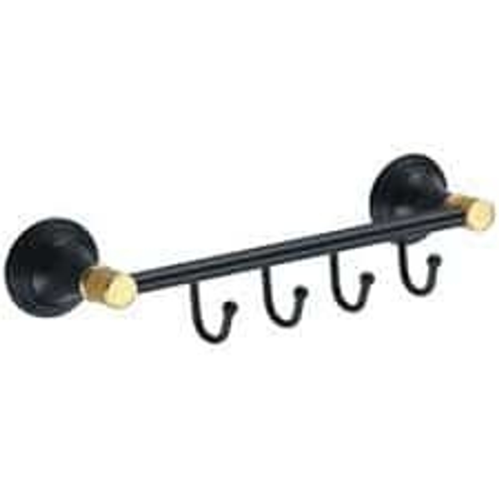 "LUKSOR" Планка 4 крючка FX-71605-4B (к/к 10)