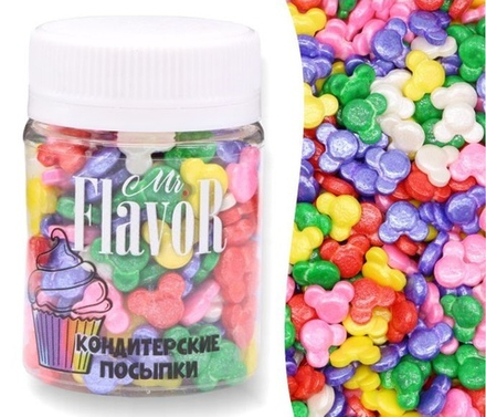 Посыпка Flavor МИККИ ПЕРЛ ЦВЕТНЫЕ/50гр/2136