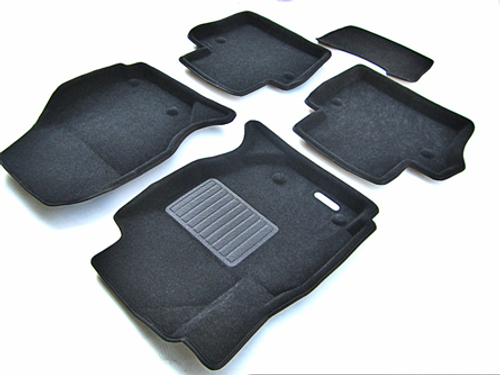 Коврики салона для VOLVO XC 70 (2007-2016) /S 80 (2006-2016) Euromat 3D Business черные. Арт. EMC3D-005507