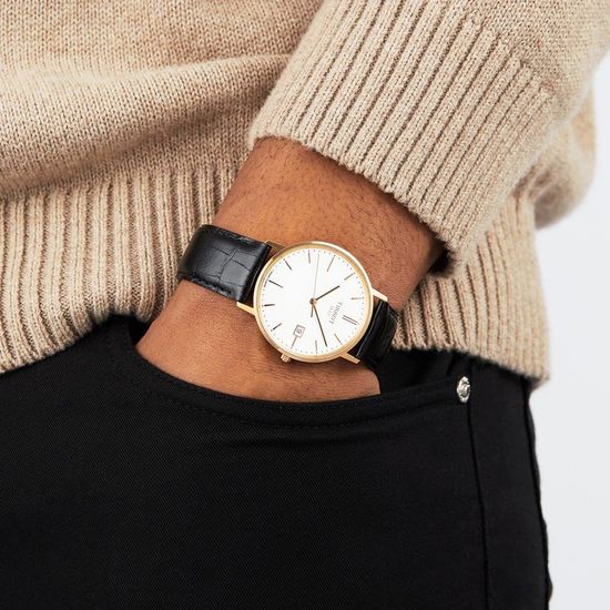 Tissot T922.410.76.011.00 мужские часы Tissot Goldrun T-Gold на ремне