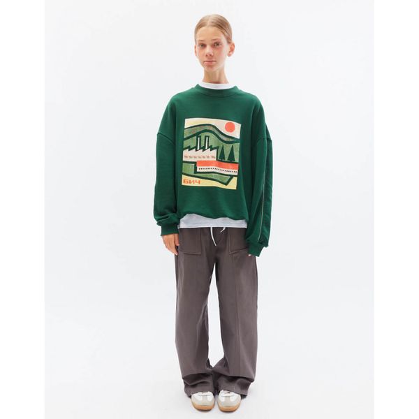 Толстовка Фабрика зеленая - фото 2