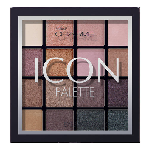 CHARME Палетка теней для век ICON тон 02 (розовый)