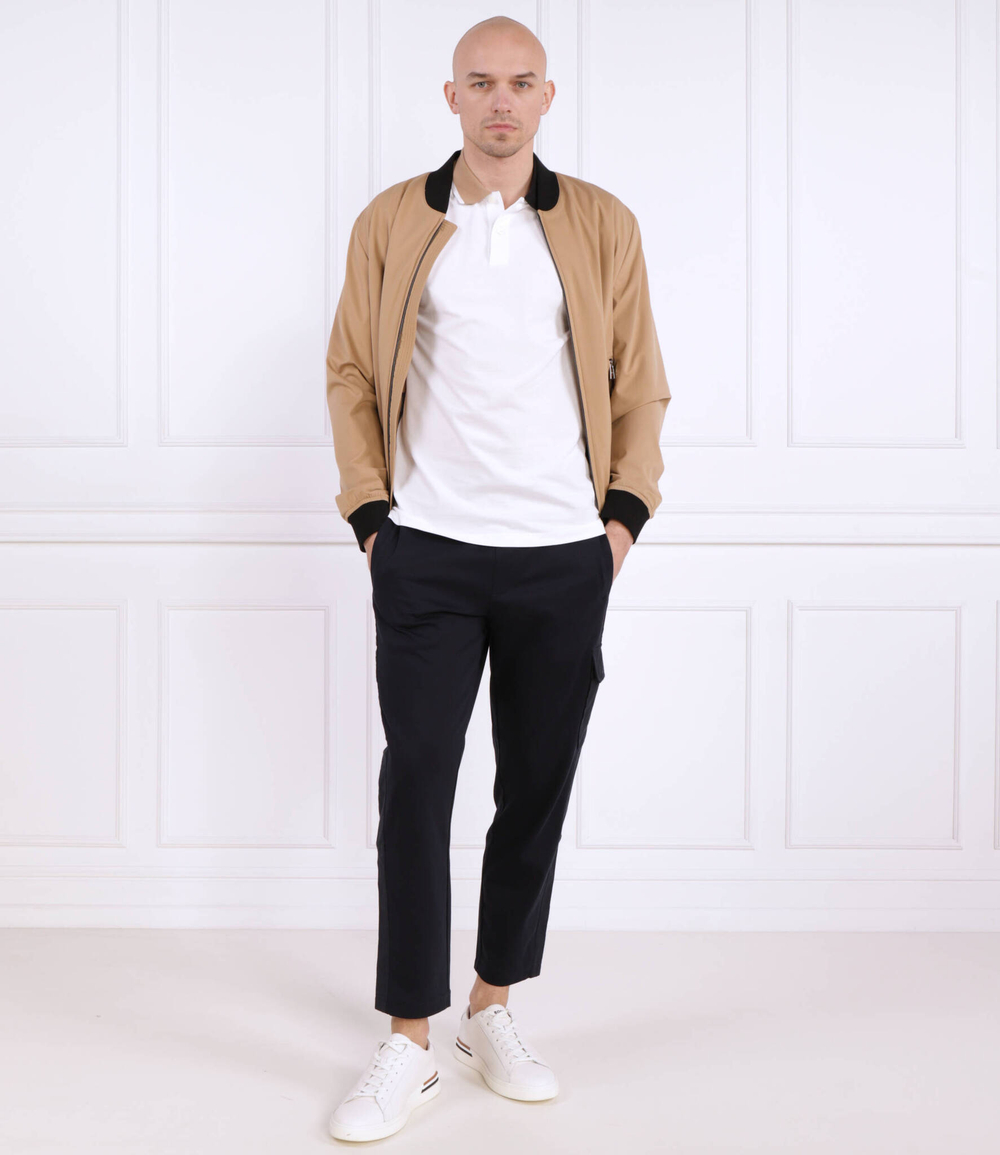 Поло Parlay 177 BOSS BLACK - белый(50488275)