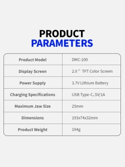 Мультиметр цифровой (токовые клещи) FNIRSI DMС-100