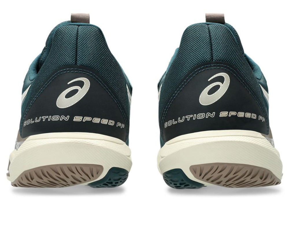 Мужские кроссовки теннисные Asics Solution Speed FF 3 - зеленый