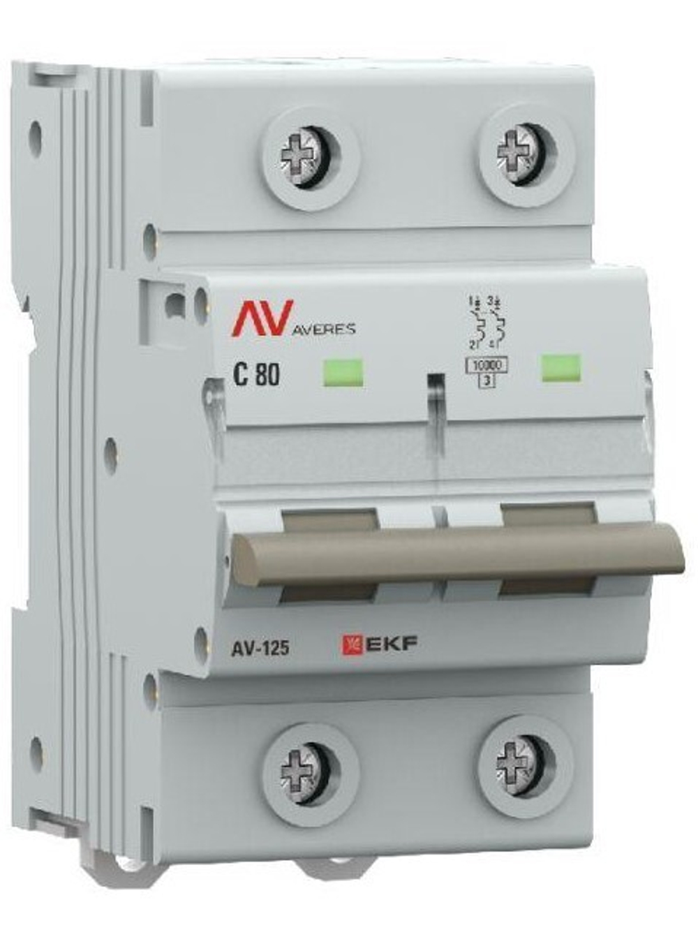 Автоматический выключатель  EKF mcb125-2-80C-av