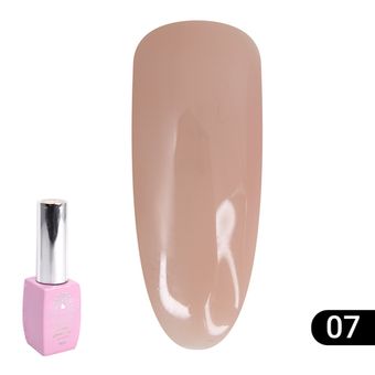 Цветная френч база для гель лака Global Fashion, Color French Base Coat 8 мл, 07
