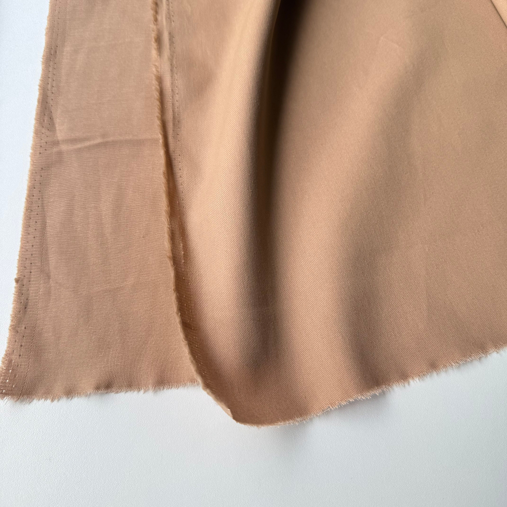 Джинса хлопковая (плотность 195 гр/м2) Миндаль