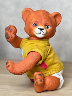 Игрушка мягконабивная 35см AniReal Львенок (60108)