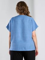 Блузка Женский каприз-3 Виотекс СИНИЙ