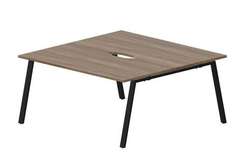 Составной стол Arena на 2 рабочих места 1580х1566х750мм (2 эргономичных выреза)