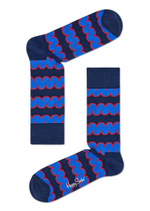 Носки унисекс Dressed Square Crew Sock с цветными волнами (Размер: 25) (Цвет: мятный)