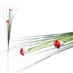 Фигура на спице «Мухоморы» 80 см