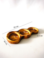 Менажница деревянная для подачи блюд и закусок "АЗИЯ"