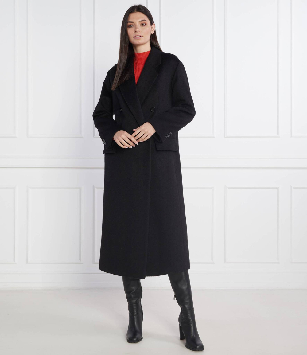 Хлопковое пальто capala BOSS BLACK - черный(50476834)