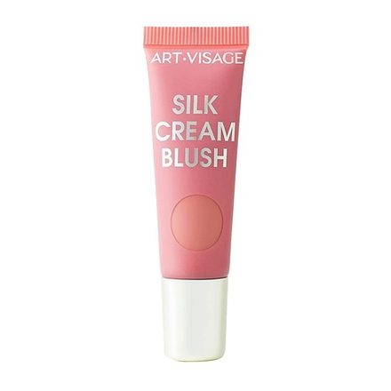Art-Visage Румяна для лица Silk Cream Blush, кремовые, с сатиновым финишем, тон №432, Светло-розовый, 13 мл