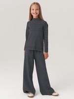 Водолазка в школу для девочки AT743  темно-серый