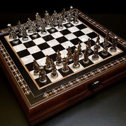 Шахматы Helena Wood Art "Османская империя" (2627-BA)