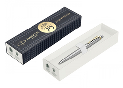 Parker Jotter 70th Stainless Steel GT, шариковая ручка, M, подарочная упаковка