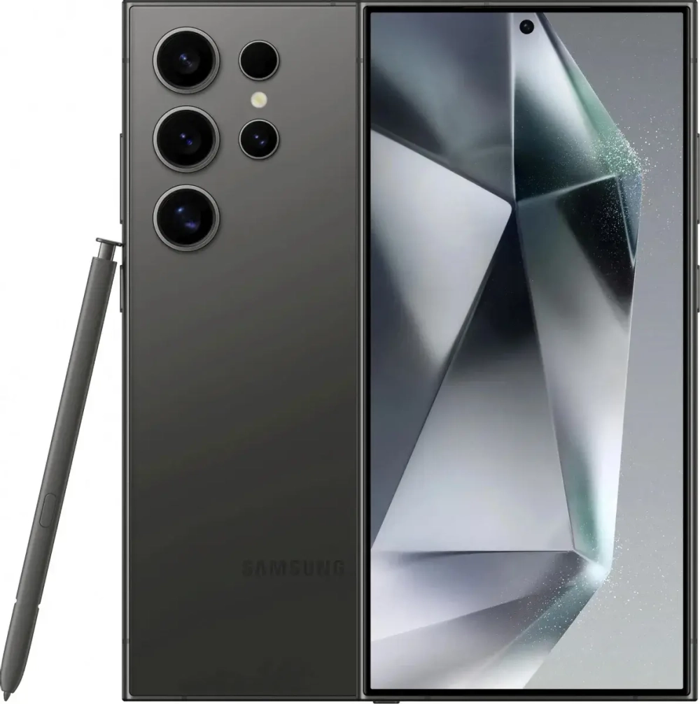 Смартфон Samsung Galaxy S24 Ultra 12 ГБ/512 ГБ (Чёрный титан | Titanium Black) (Snapdragon)