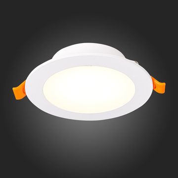 ST212.508.10 Св-к встр. Белый LED 1*10W 3000K/4000K/6000K 850Lm Ra80 110° IP20 D120xH30 220-240V Встраиваемые светильники