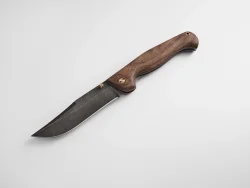 Складной нож "Тайга", дамасская сталь, рукоять орех