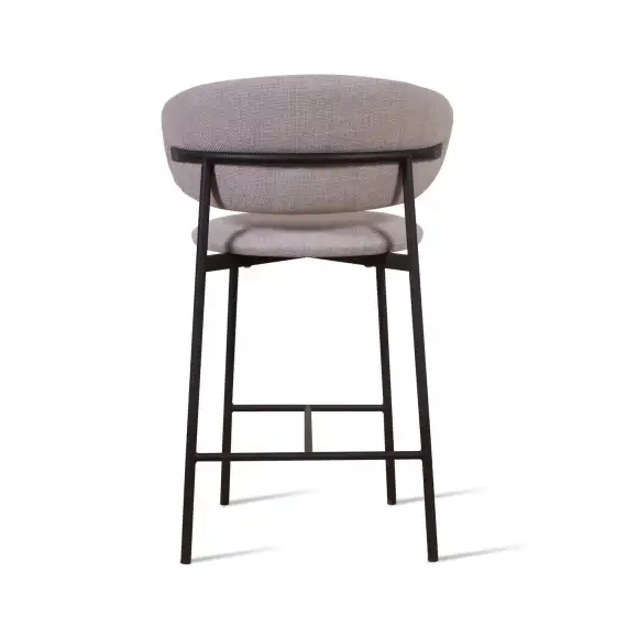 Полубарный стул Adele, серая рогожка