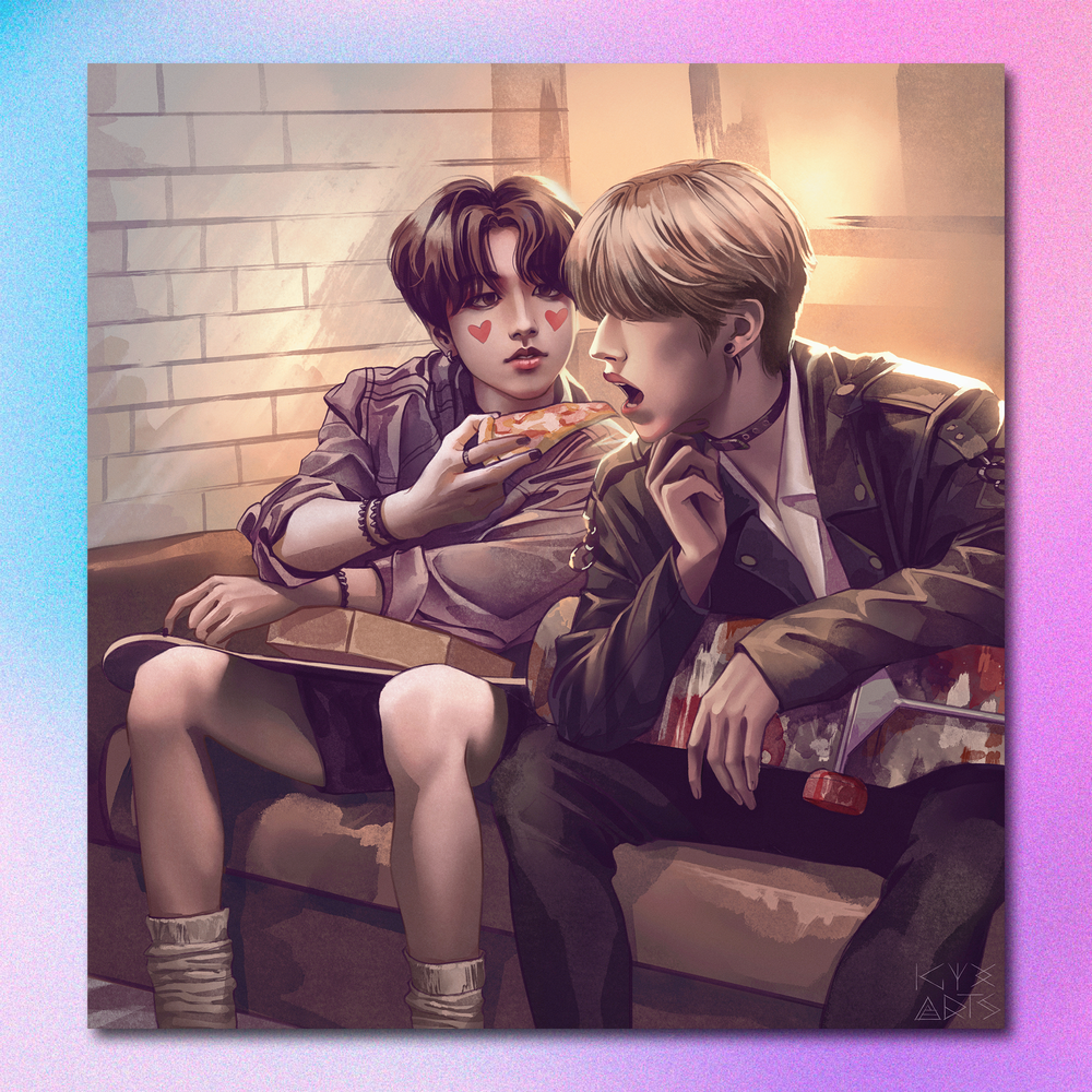 Арт принт / igyx_art / STRAY KIDS / Минсоны #10
