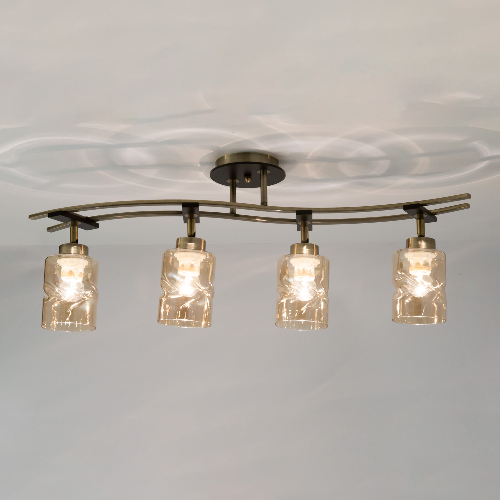 Citilux Мерида CL142144 Люстра с поворотными плафонами Бронза