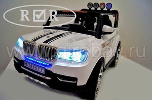 Детский электромобиль River Toys BMW T005TT белый