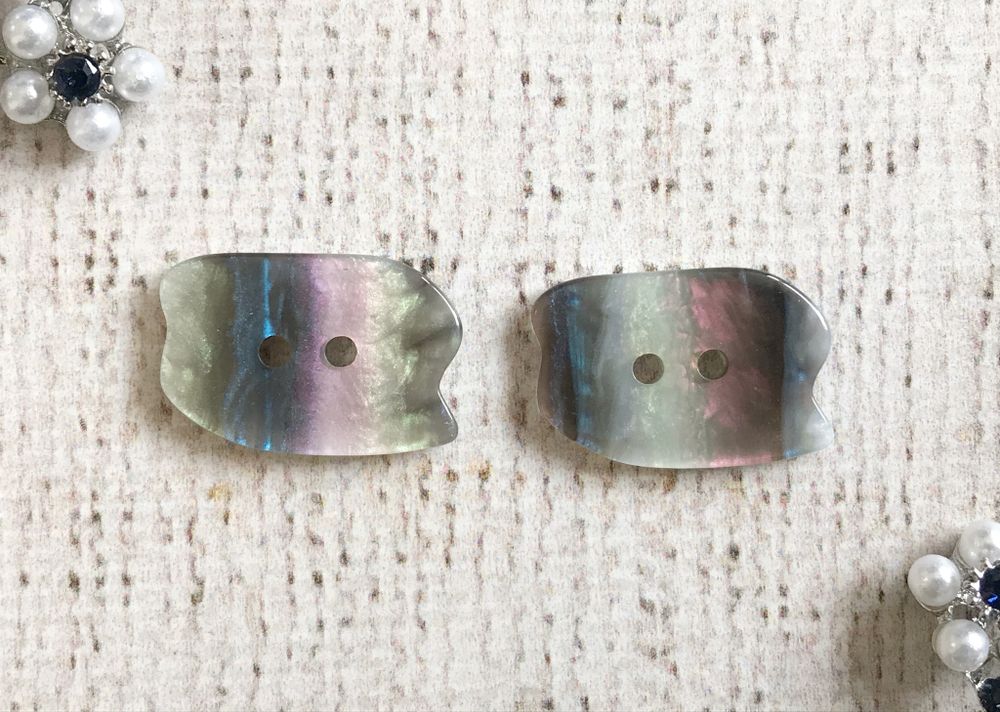 Пуговицы костюмные, р 2,5х1,5 см