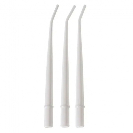 Пылесосы хирургические одноразовые, диаметр 4мм., белые (25шт.) Dispodent