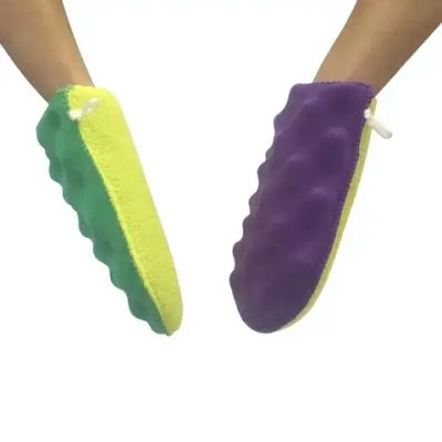 Губка д/тела Рукавичка с массажным слоем Умничка