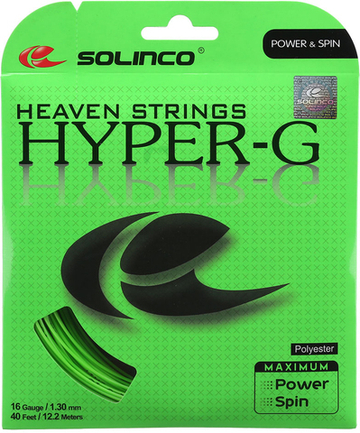 Струны теннисные Solinco Hyper-G (12 m) - green