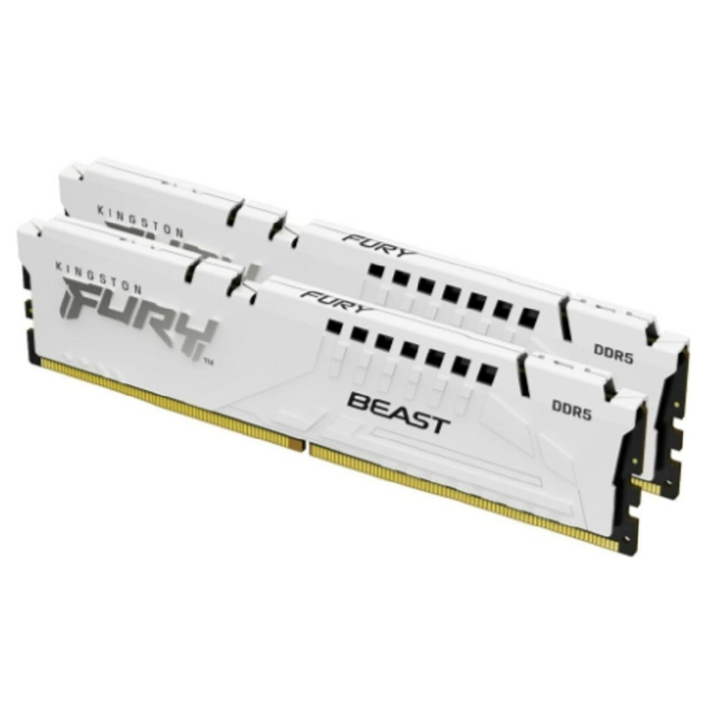 Оперативная память Kingston 64GB 5200MT / s DDR5 CL40 DIMM (Kit of 2) FURY Beast White XMP KF552C40BWK2-64