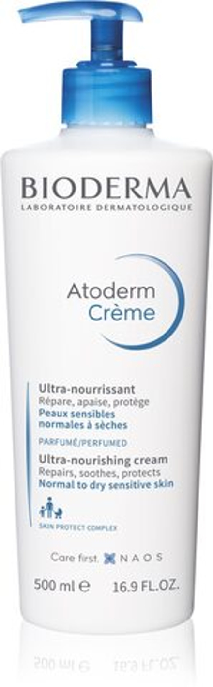 Bioderma Atoderm Cream - питательный крем для тела для нормальной и сухой чувствительной кожи, парфюмированный /   500  ml  / GTIN 3701129805312