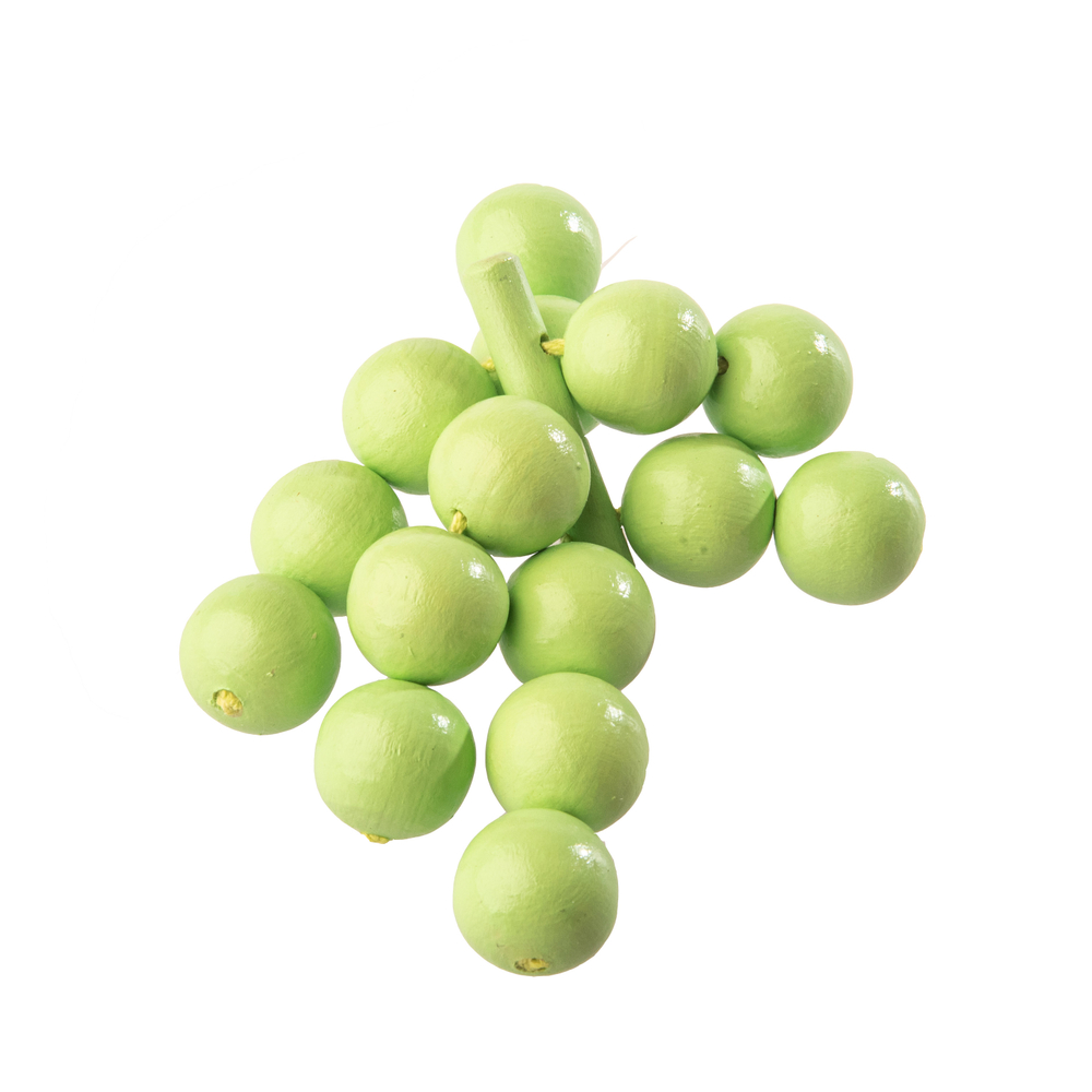 Развивающая детская игра "Набор фруктов в деревянном ящичке"