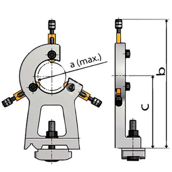 Подвижный люнет для станка TU2406 / TU2506