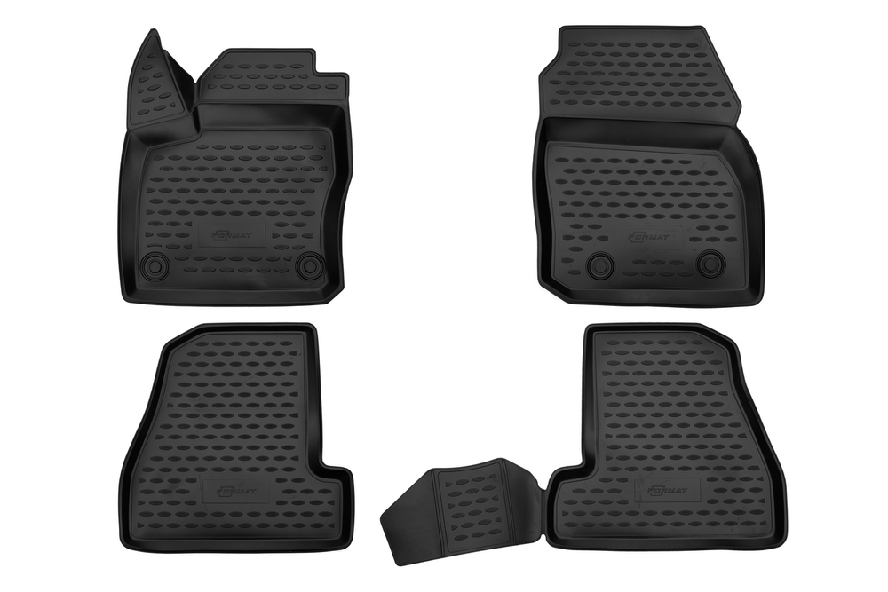 Коврики 3D в салон подходит для FORD Focus (IIIr), 2015-2019, 4 шт. (Повышенная устойчивость, повышенная износостойкость) FORMAT.FORMAT.3D1671210K