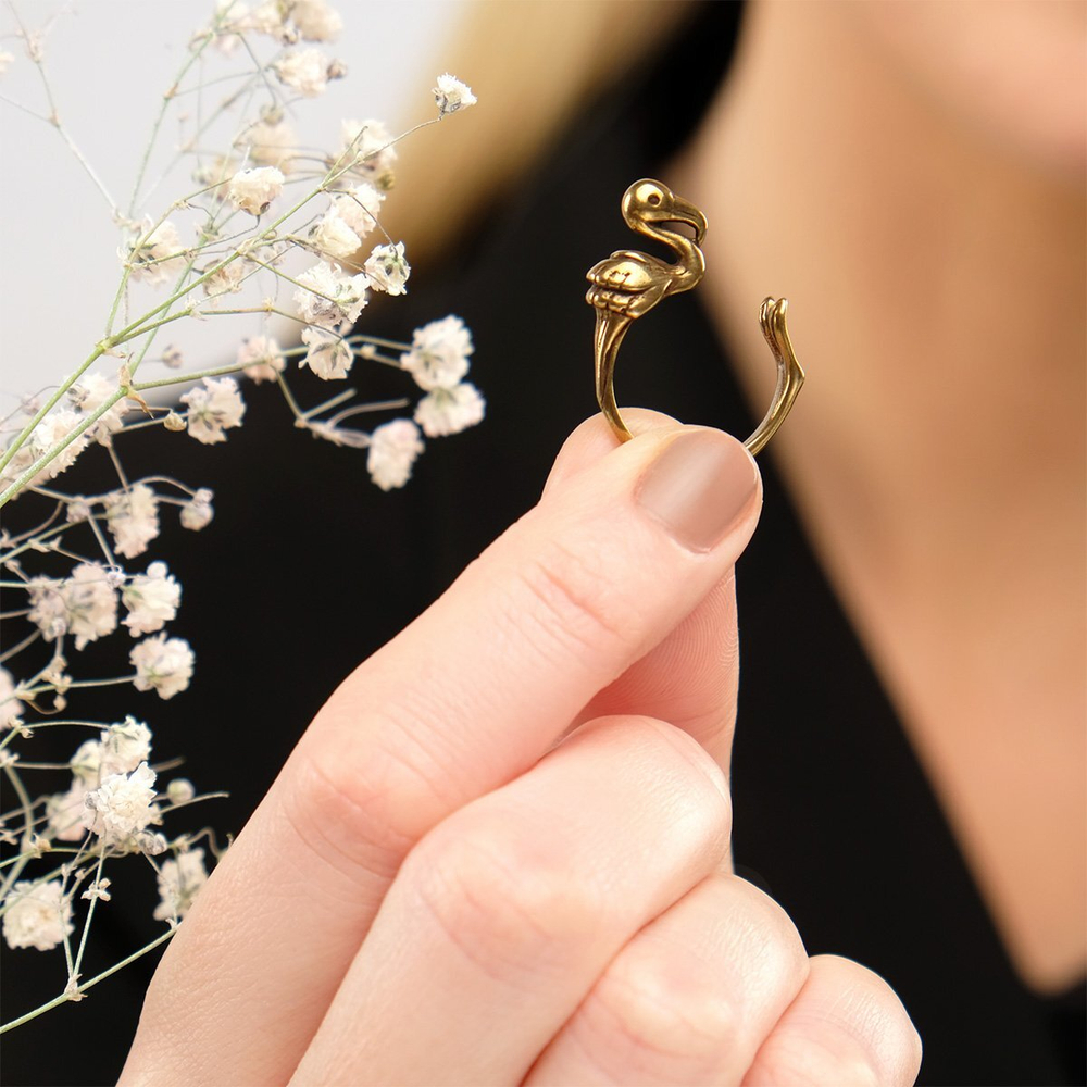 "Фломиг" кольцо в бронзовом покрытии из коллекции "Young" от Jenavi