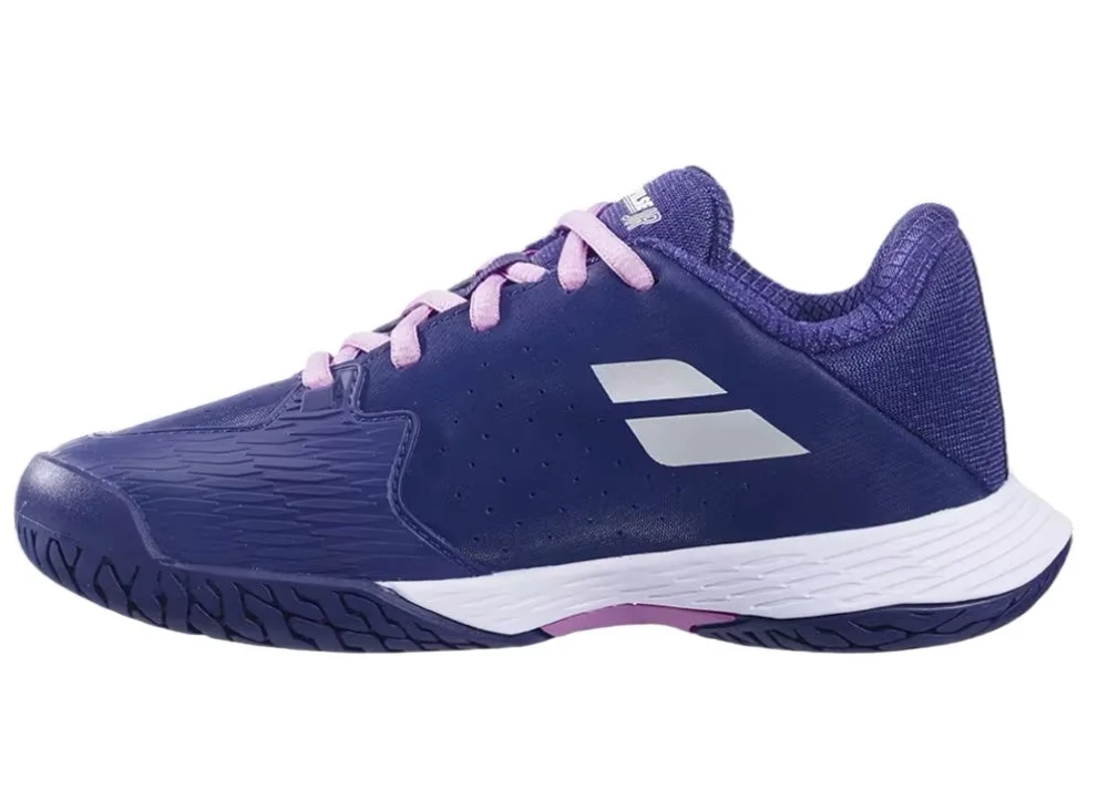 Детские Кроссовки теннисные  Babolat Propulse Junior 3 All Court - dark pupple/silver