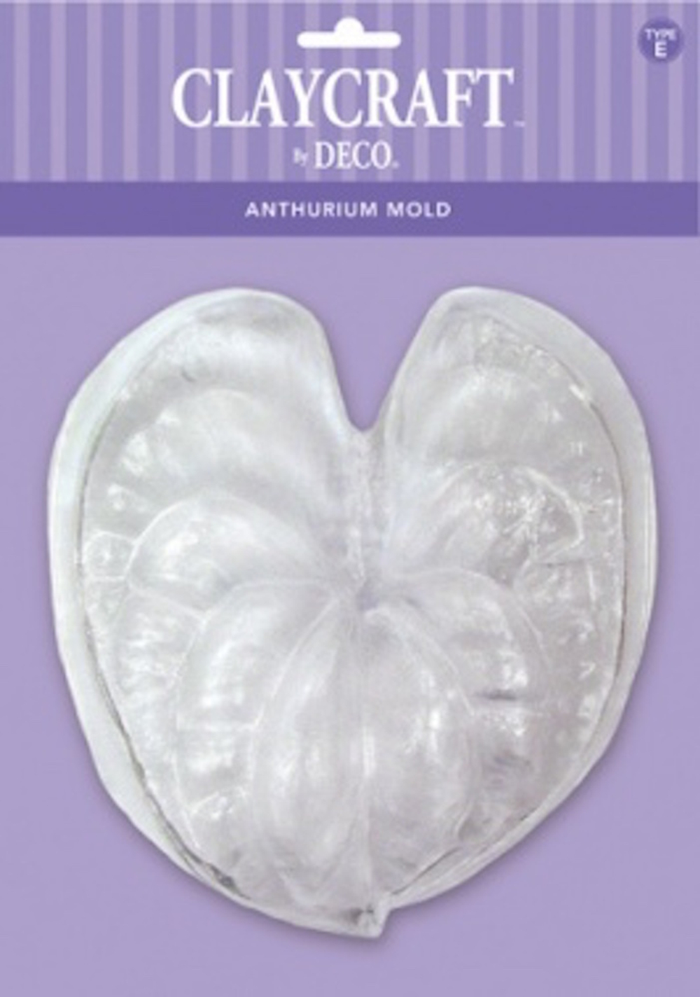Молд E пластиковая форма для лепки Антуриума от Claycraft by DECO