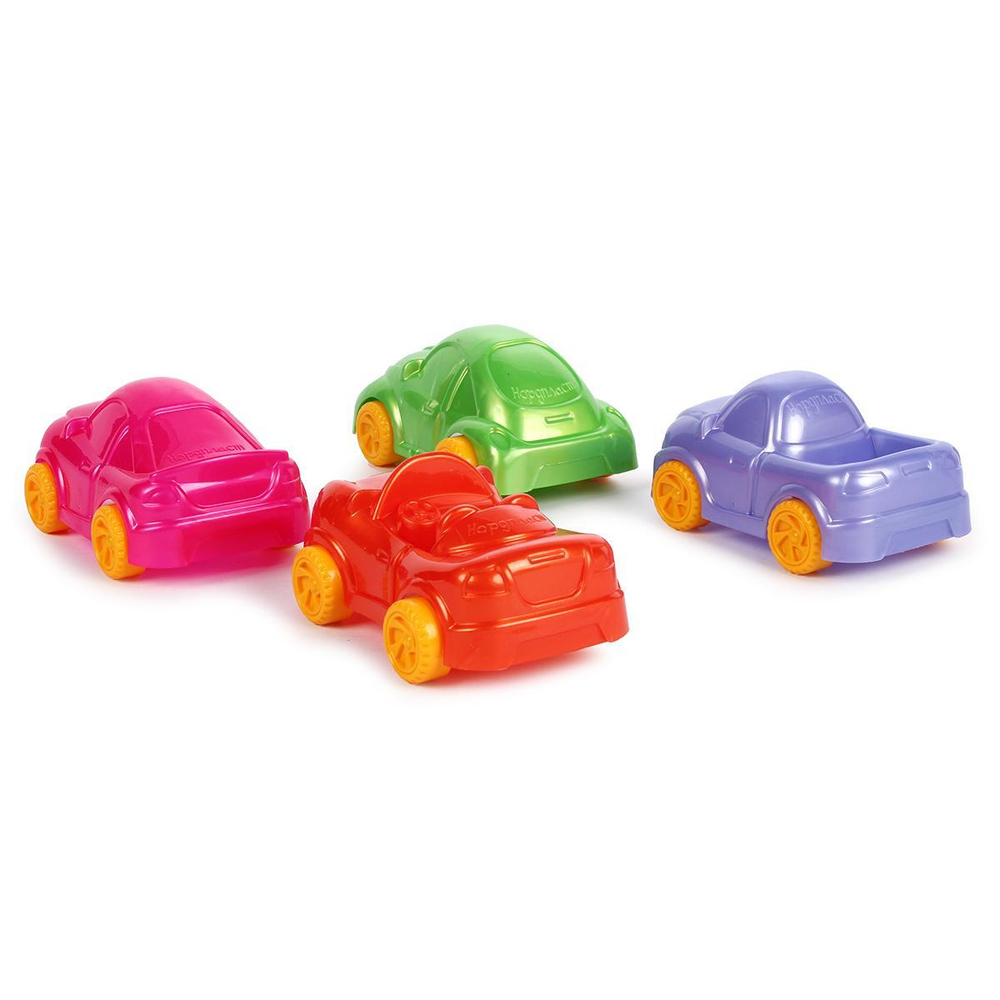 Набор машинок, 4 шт, в ассортименте 262. (Нордпласт)