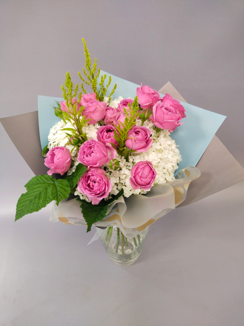 Букет Мисти Баблс с Гортензией